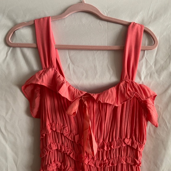 Doen Carolynn Maxi Dress, Coral, Large - Picture 9 of 10